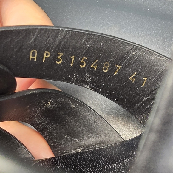 YSL Saint Laurent TRIBUTE leather heel size 11 (41 EU) - Picture 10 of 12